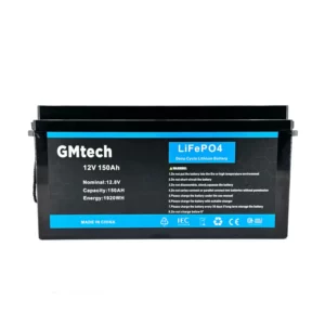 GMtech 12V 150ah BT LiFePO4 accu (1)